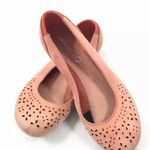 Merrell Mimix Slip On Laser Perforated Cutoffs Ballet Flats Coral Peach Photo 0