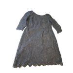 Calvin Klein  Blue Lace Sparkle Cocktail Dress - Size P Photo 10