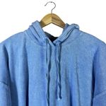 Juicy Couture  Black Label Cropped Terry Hoodie Blue Size L Photo 1