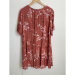Ann Taylor Loft Outlet Women's Dress Pink/Coral Spring Blouson Dress Floral‎ Photo 3
