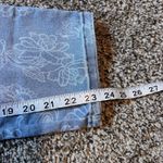 DG2 Denim Jeans Size 10‎ Floral Embroidered Pants Cropped Blue Photo 6