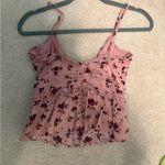 Francesca’s Pink Floral Top Photo 1