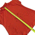 Vintage Teddi of California Polkadot Short Sleeve Collared V Photo 5