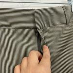 Norma Kamali Size 4 Gray Pinstripe Trouser Pants Photo 4