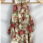 WAYF  Floral Print Sleeveless Blouse Size Medium Photo 3