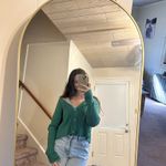 American Eagle  Button Down Knit Sweater Photo 2