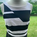 White House | Black Market WHBM Black & White Sheath Sleeveless dress Photo 6