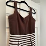 Charming Charlie C  Brown&White Dress Size S Photo 6