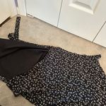 Forever 21 Black Floral Wrap Around Skirt Photo 4