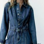 ZARA NWT DENIM TRF DRESS Photo 5