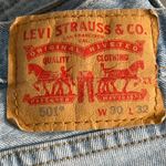 Levi's  501 Straight Leg Jeans Blue 30 Photo 10
