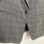 Laundry by Shelli Segal Laundry Shelli Segal Finely Plaid Grey Suit Jacket Blazer/Skirt Set SZ 6 Photo 5