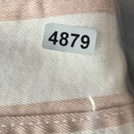 Altar'd State Womens Size M Pink White Striped Cutoff Denim Shorts Frayed Hem Size M Photo 10