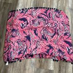 Lilly Pulitzer  Looped A Jungle In Here Resort Scarf Pink Navy Photo 2