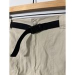 L.L.Bean  Women's Size 12 Beige Nylon Cargo Hiking Shorts with Belt Photo 1