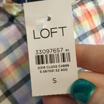 Loft  plaid summer dress size small Photo 4