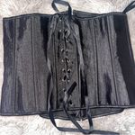 SheIn Black Shiny Corset Photo 3