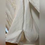 Emma James Women’s Linen Blend Embellished White Tunic Size 14 Photo 3