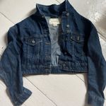 Pilcro and the Letterpress Anthropologie  Cropped Denim Jacket Photo 0