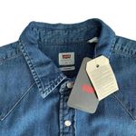 Via Penny Lane Reworked Apparel | Grateful Dead Tie Dye Custom Button Up Shirt Blue Size L Photo 3