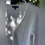 Kendall + Kylie White Fuzzy Cropped Cardigan Sweater – Size S Photo 2