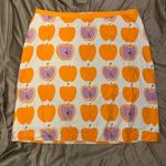 Boden apple print skirt (RARE and HTF) Orange Size undefined Photo 2