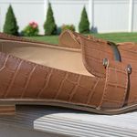 Liz Claiborne Tan NWOT Women's Croc Comfort Loafers Slip on Flats Shoes 7.5 ~ 8 Photo 2