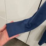 NWT Magnolia Grace Blue Knit Turtle Neck Sweater Photo 3