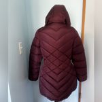 Reebok Women's Maroon Fully Reversible Sherpa Lined Puffer Jacket. Sz.Med. Photo 7