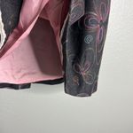 Tibi Retro Large Floral Stitch Embroidered A-Line Skirt Lined Wool Blend 2 Photo 2