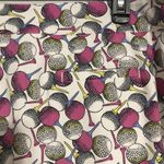 IZOD Golf Skort Skirt Size 14 Pockets Stretch White Pink Blue Balls Tees print Photo 5