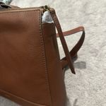 Fossil  $250 Elina Convertible Backpack Leather Small Brown Satchel Minimalist Photo 8