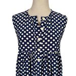 Clary & Peg Silvie Maternity Maxi Dress in Spot Polka Dot Blue Size undefined Photo 6