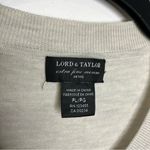 Lord & Taylor 100% merino wool sweater women’s size large petite natural fibers Tan Photo 1