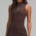 Lululemon  Define Sleeveless Dress Size 10 in Espresso/Gold Photo 0