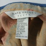 Vintage Napa Valley Blues Women Size PL Embroidered Jacket Aztec Desert Western Blue Photo 4