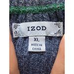 IZOD Women's Long Sleeve Blue V Neck Sweater Size XL Preppy Designer Classic Photo 2