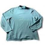 Pendleton  Silk Nylon Blend Polo Shirt Light Blue Long Sleeve Casual Knit Top Photo 0
