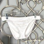 White Bikini Bottoms Mossimo Swimsuit New Womens Large Crochet Lace Size undefined Photo 1