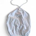 Blanco by Nature Halter Top & Pant 2 Piece Set Women's Size Large Cotton Boho Blue Photo 0