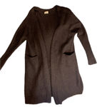 Acne Studios  Raya Paw14 Mohair Wool Blend Long Cardigan Black Size XS Photo 0