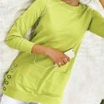 Soft Surroundings Soft Surrounding | M | Long Sleeve Tunic Top Pullover Sweatshirt 3/4 Sleeve Photo 0