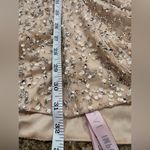 Mac Duggal Short Wedding Guest Dress 10790 , NWT Size 8 Sequin Nude color Photo 9