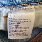 American Eagle  Mom Short Distressed Ripped High Rise Denim Shorts Size 2 Photo 9