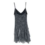 Amisu  Black & White Sleeveless Spaghetti Strap Dress With Ruffled Hemline 36 Photo 2