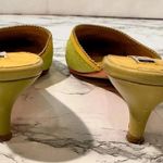 Carol Little silk mules size 7.5 Pre Lovedd Green Photo 5