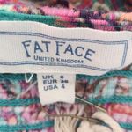 Fat Face Green and Pink Paisley Boho Smocked Top with Square Neckline NWT Size 4 Photo 5