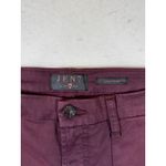 JEN7 by 7 For All Mankind Ankle Skinny Burgundy Pants Women Size 12 Purple Photo 4