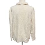 L.L.Bean Cream Bouclé Quarter Zip Pullover – XL Petite Cozy Comfy Quiet Luxury Photo 3