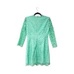 Lilly Pulitzer NWT Meryl V-Neck Lace Long Sleeve Green Mini Dress Sz 4 Photo 2